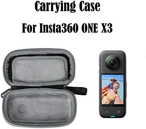 Caixa de transporte portátil com saco de armazenamento de cinta para Insta360 x3 / One X2 Câmera Capa Acessórios para câmera