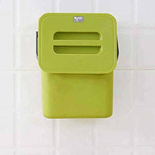 Tatsen Modern Trash Can Plastic Sanitary Bucket Hanging Wall Storage Bin para sala de estar Bathroo de cozinha ótimo