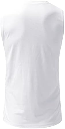 Tanque de treino masculino tampa muscular tampa com mangas com fosco de fosqueira rápida camisa seca performance Classic redond round camisetas de pescoço