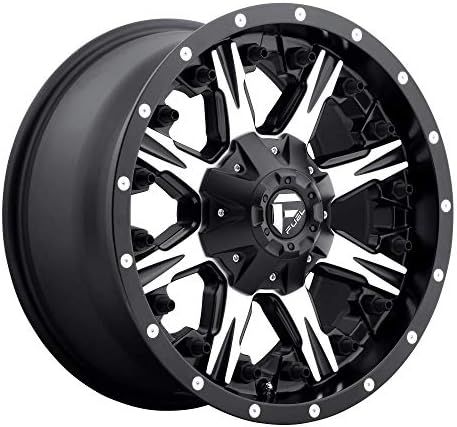 Combustível 1pc 20 polegada 5x139.7/150 Rim D541 Nutz 20x10-12mm preto usinado