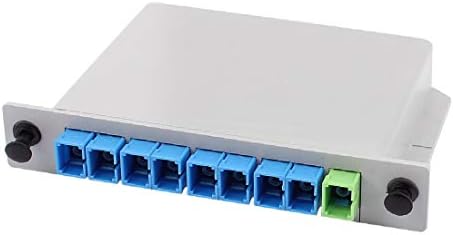 NOVO LON0167 1X8 PLC apresentado com fibra óptica Splitter de eficácia confiável Caixa de distribuição de montagem de rack