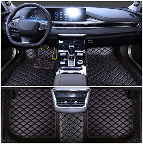 Mats de piso do carro feitos personalizados para a cobertura completa da Mazda Proteção interior à prova d'água no tapete de couro