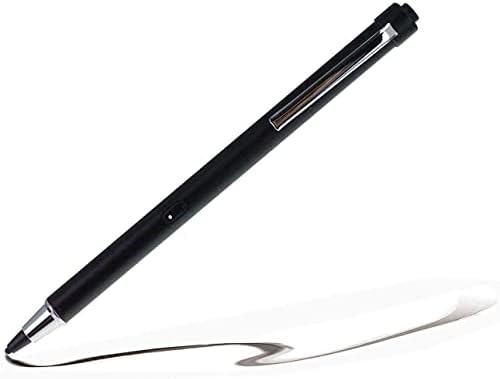 Broonel Black Rechargable Ponto Fine Digital Stylus - Compatível com HP 14S -FQ1000NA, laptop HD Full Full HD 14
