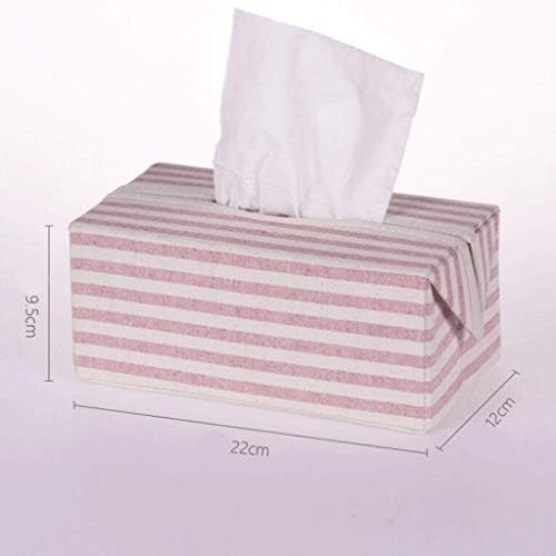 Ldels Classic Classic Sweet Pink Fashional Caixa de lenço de tecidos Capa de lenço de tecidos criativos de papel