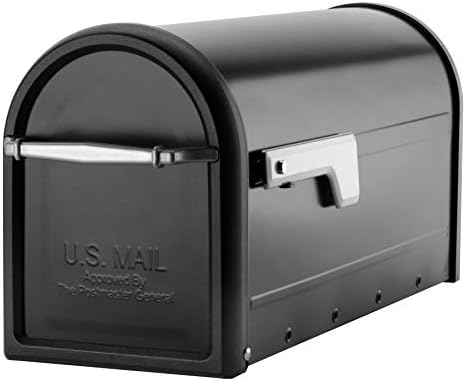 Caixas de correio arquitetônicas 8950B-10 Chadwick Postmount Caixa de correio, grande, preto