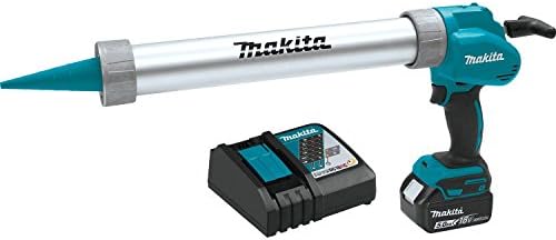 Makita XGC01T1B 18V LXT LITHIUM-ION ION sem fio 20 oz. Kit de pistolas e adesivo em estilo de barril,