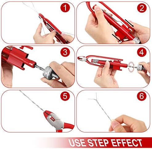 2 peças Aeronaves Segurança Ferramentas Twisting Ferramentas Ferramentas Twist Twist Peladores de 9 polegadas de 6 polegadas