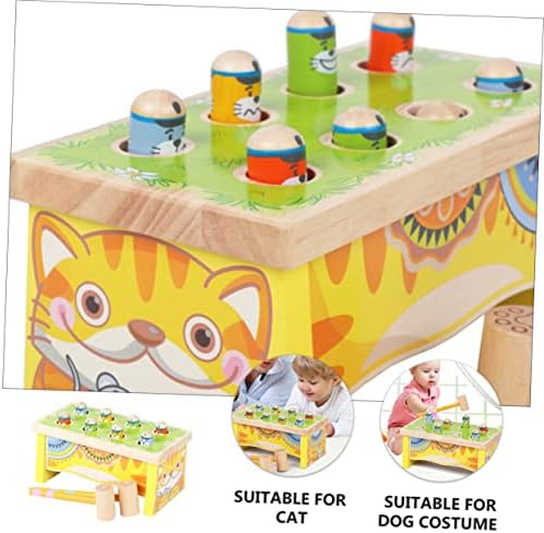 Toyvian 1 Set Toy Frog Toys Wood Toys Kids Educational Toys Hamster Toys for Kids Fine Motor Skill Toy Toy Kids Toys Musical Kid Bating Toy Toy Educational Brincho