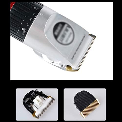 Máquina de corte de cabelo elétrico recarregável de Llamn para homem de barba de barba, aparador de cabelo elétrico