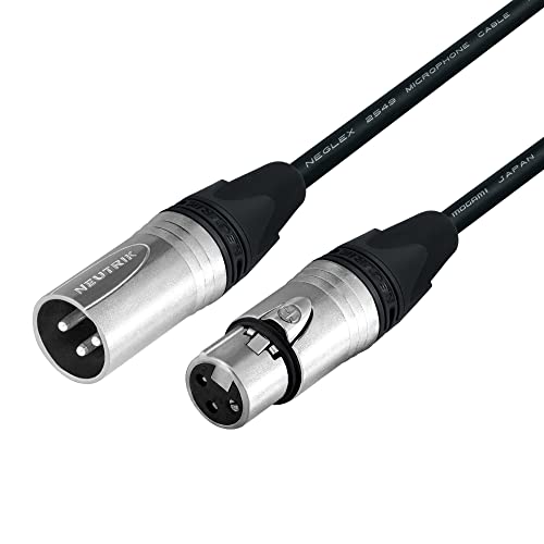 Melhores cabos do mundo 3 unidades - 6 pés - cabo de microfone equilibrado feito sob medida usando fios Mogami 2549