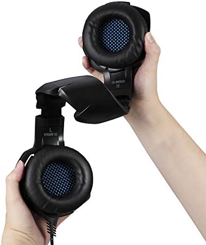 Adesso Xtream G2 - fones de ouvido para jogos com microfone cancelamento de ruído e iluminação LED para PC, PS4, Xbox, Nintendo Switch