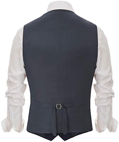 PJ Paul Jones Jones Men's Herringbone Tweed Suit Vest Casual Wool Blend Coloat