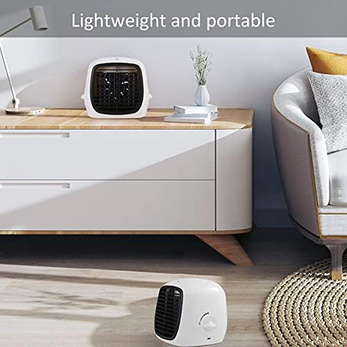 Fã de ar condicionado portátil Heimp, refrigerador de ar pessoal, Mini Mini Desktop Fan refrigerador de ar resfriador de ar