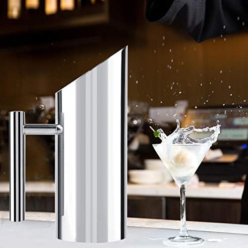 Aço inoxidável de aço jarro de água bebendo arremessador panela de água fria com guard de gelo Hotel Hotel Serving Tool for
