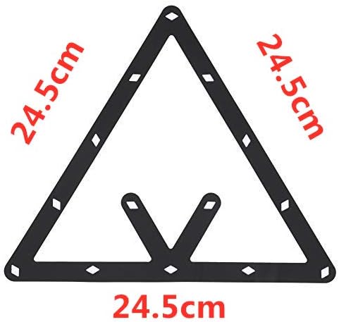 6pcs Billiard Rack titular Mini Table Top Triângulo Triângulo Rack Bilhar