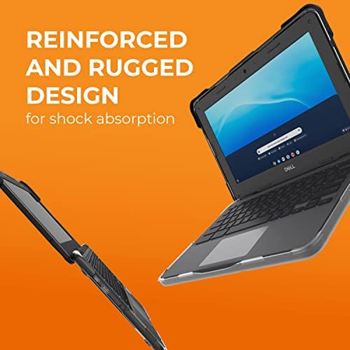 Caso de laptop de gumdrop Slimtech se encaixa em Dell Chromebook 3110/3100 projetado para alunos de K-12, professores e salas