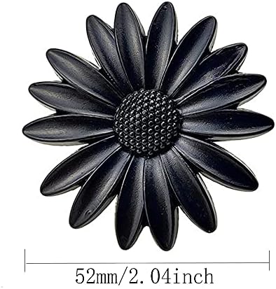 Mizhang Chrysanthemum Knobs 4 PCs Linda Flor Pull liga de zinco Hole de cozinha única Holote de guarda