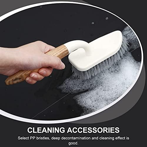 Escova de limpeza do banheiro do doool Conjunto de lavagem Scrub Scrub Comfort Brush Brush com cerdas duras para o banheiro pia