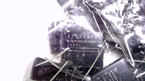 Okya xye224102an - pacote de 100 - capacitor de filme de plástico xye224102an - pacote de 100 -