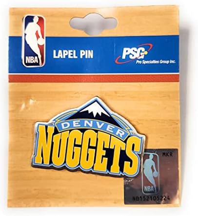 Denver Nuggets Metal Hat Lapel Pin Basketball