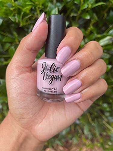 Jolie Vegan Milishine-esmalte vegano, esmalte sem crueldade, promove a saúde mental, nomes de cores positivas, fórmula