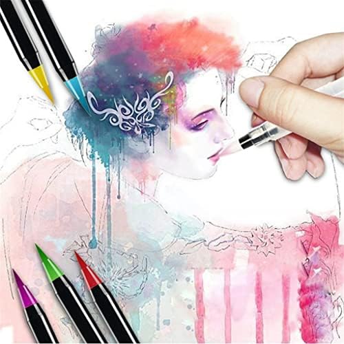 CEHSG 20 Color Watercolor Brush Pen Art Marker Painter de feltro de caneta de caneta de escova macia para colorir caneta