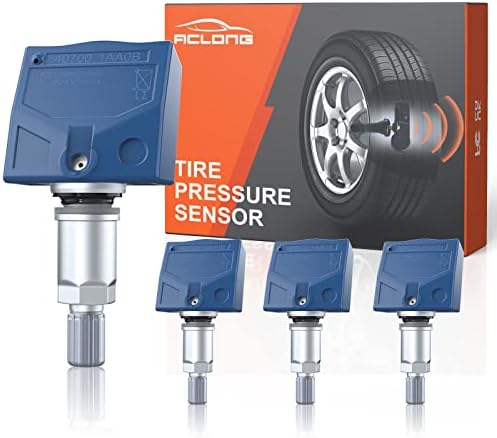 Sensor ACLONG TPMS Compatível com a Infiniti Nissan, Sensor de pressão de pneu pré-programado 315MHz Substitua 40700-JA01B 40700-1AA0B
