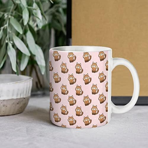 Presente de chá de caneca de caneca de caneca de caneca de panda vermelha