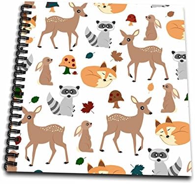 3d Rose Woodland Animals Pattern Drawing Book