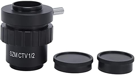 SZM CTV 1/2 Lente, adaptador de lentes de microscópio Alta definição para microscópio estéreo trinocular para externo para câmera