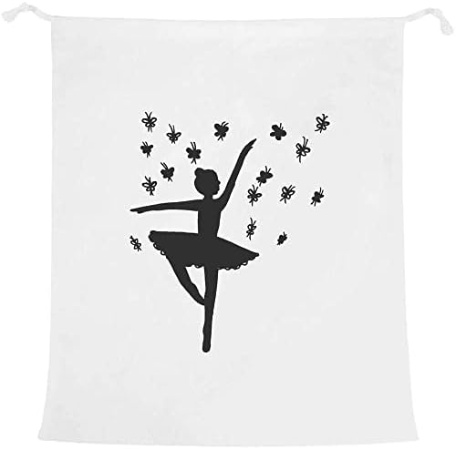 Azeeda 'Ballerina & Butterflies' Laundry/Lavagem/Bolsa de Armazenamento