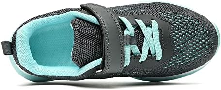 Sapatos atléticos de ar -dentes da SOGONATI, meninos meninas, meninas, deslize respirável em tênis de tênis que executam sapatos de caminhada esportivos