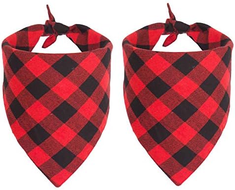 ADOGGYGO CANTO DE CRASSA BANDANA BANDO BUFFALO PET PET BANDANA TRIANGLE BIBS BIBS LENTRO RED RED VERDE CANTEGENS DOM FORNO