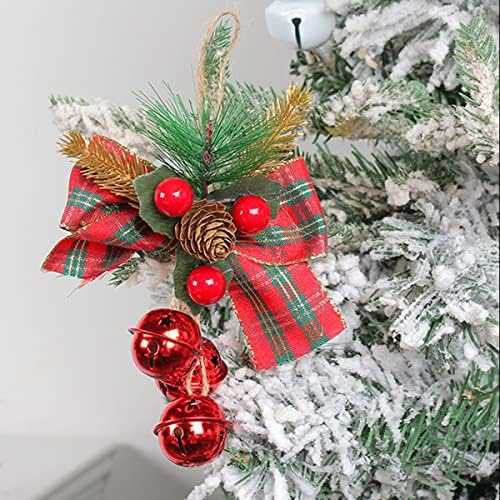 Sinos de Natal Jingle sinos com recorte de estrelas grandes ornamentos de Natal de férias sinos decorativos para artesanato suprimentos de parede sinos de parede