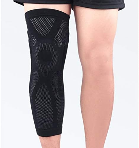 N/A 1 par de compressão elástica do joelho do joelho Knee Spring Knee Support Brace para executar o basquete de vôball de voleibol