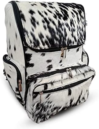 Cabelo de mochila de pevilhão | Mochila da fralda de couro de pele Mochila/mochila de mochila Saco de ombro de viagem/bolsas