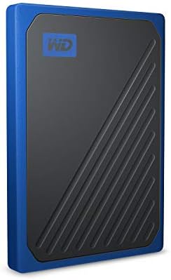 WD 2TB Meu passaporte Go SSD Cobalt portátil Armazenamento externo, USB 3.0 - WDBMCG0020BBT -WESN