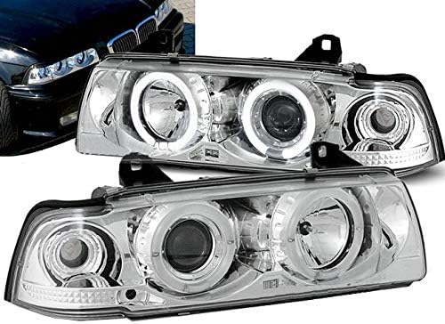 Faróis compatíveis com BMW 3 Series E36 1991 1992 1993 1994 1995 1996 1997 1998 1999 1999 Touring Compact Compact GV-1150 Luzes de