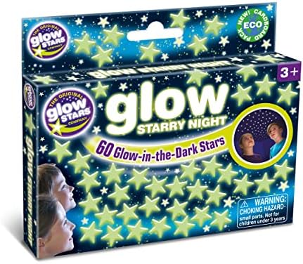 A empresa original da Glowstars the original Glowstars Starry Night 60 Glow-in-the-escarque estrelas projetadas para