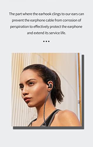 5 par Kinboofi KBear Sports Silicone Earhook para fones de ouvido com fio Over-Ear em monitor de orelha, alivie o uso de fones de ouvido