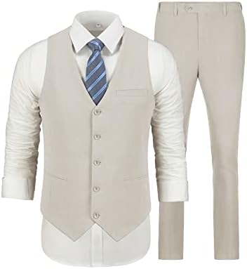 Ternos de casamento de praia de linho Men fato masculino de 2 peças Tuxedos de vestido de festas de festas de festas