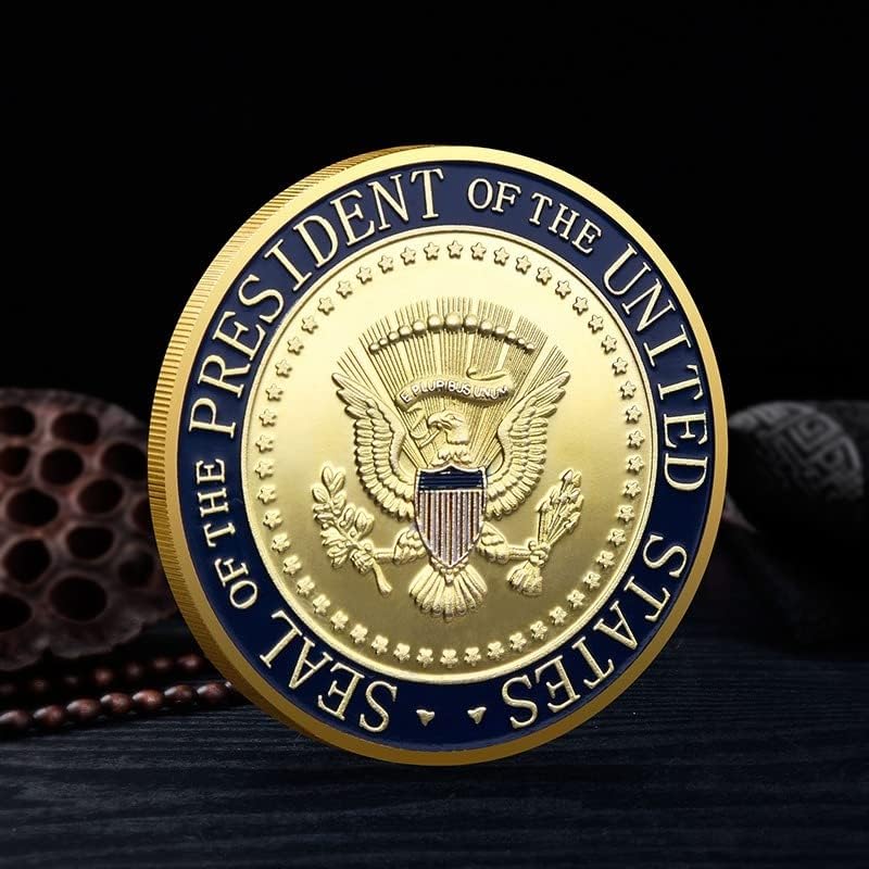 2021 Eleição do presidente dos EUA Biden Gold Color Comemoration Coin Challenge Coin Gold Coins Collectibles