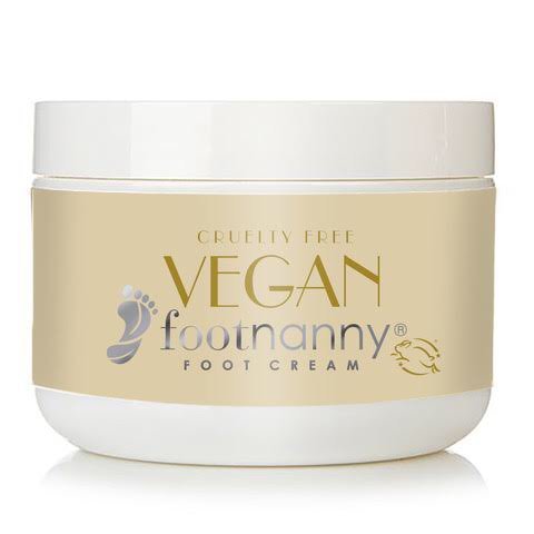 Footnanny - Pés de creme vegano massageando e pré -pedicure relaxando vegan e crueldade grátis