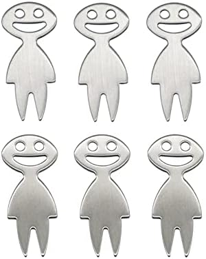 Miedeon Corn Fruit Fruit Fork Salad Salad Fork 6 sets, Cartoon Smile Face Sobersert Fork