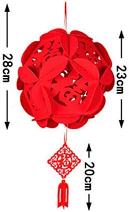 2 peças lanternas chinesas vermelhas, decorações para ano novo chinês, festival de primavera chinesa, casamento, decoração de celebração