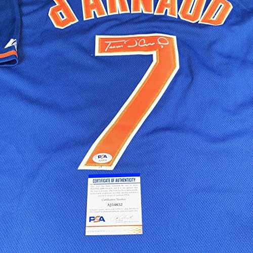 Travis d'Arnaud assinou Jersey PSA/DNA New York Mets autografado