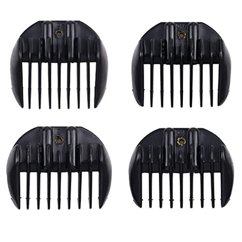 4 PCS Cabelo Clipper Limite de pente Guia de acessórios Substituição Guia de plástico conjunto de pente