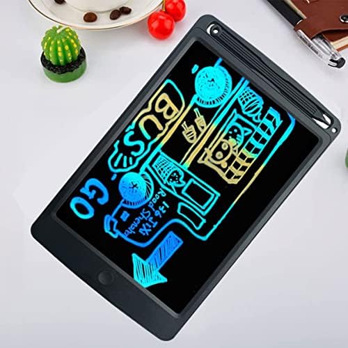 Scrimemo LCD Writing Tablet, Tablets de desenho de 10 polegadas Kids Doodle Board Colorido Sketch Pad reutilizável Planta