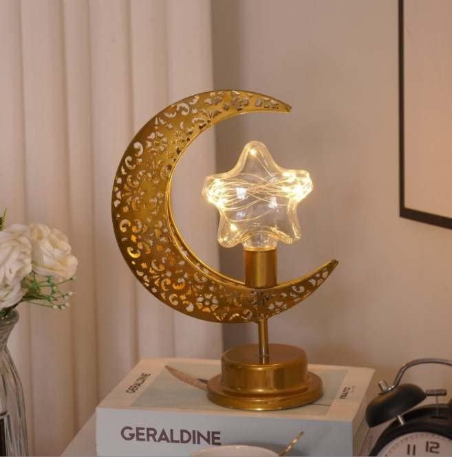 Luz da lua LED | Lâmpada de mesa | Lâmpada de estrela decorativa | Lâmpada de bola decorativa | Escritório e decoração