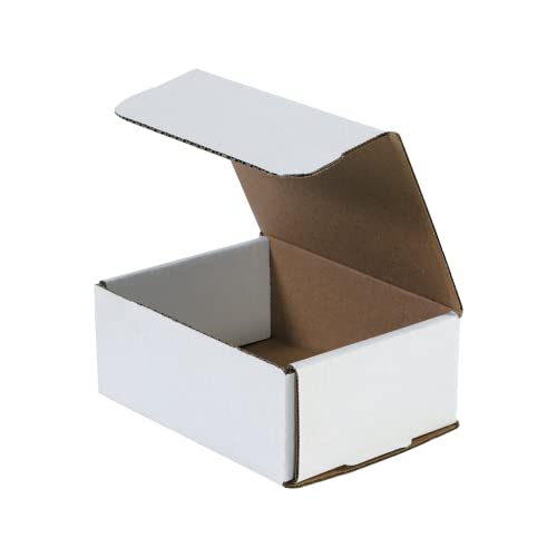 Caixas de envio aviditi planas 10 L x 4 W x 2 H, 50-Pack | Caixa de papelão ondulada para embalagem, movimentação e armazenamento 10x4x2 1042